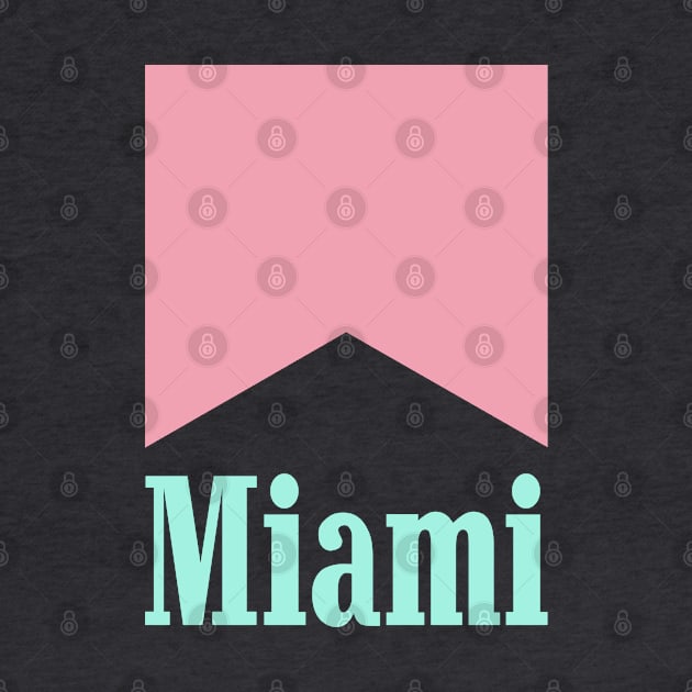 Light Up Miami - Solid Color Logo by Eric Sylvester